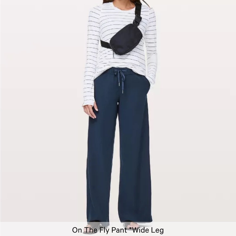 NWT Lululemon On The Fly Pant Wide Leg